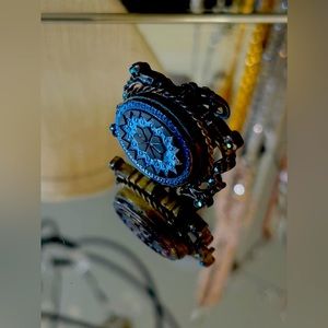 Artisan Gothic like metal ring size 4.5